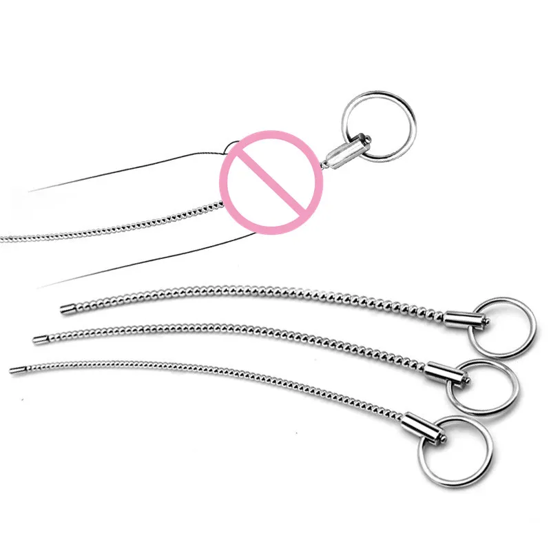 Massage Metal Urethral Catheter Dilator Horse Oogstimulatie klinken Penis -plug Insert urethra volwassen seksspeeltjes voor mannen gay7361937