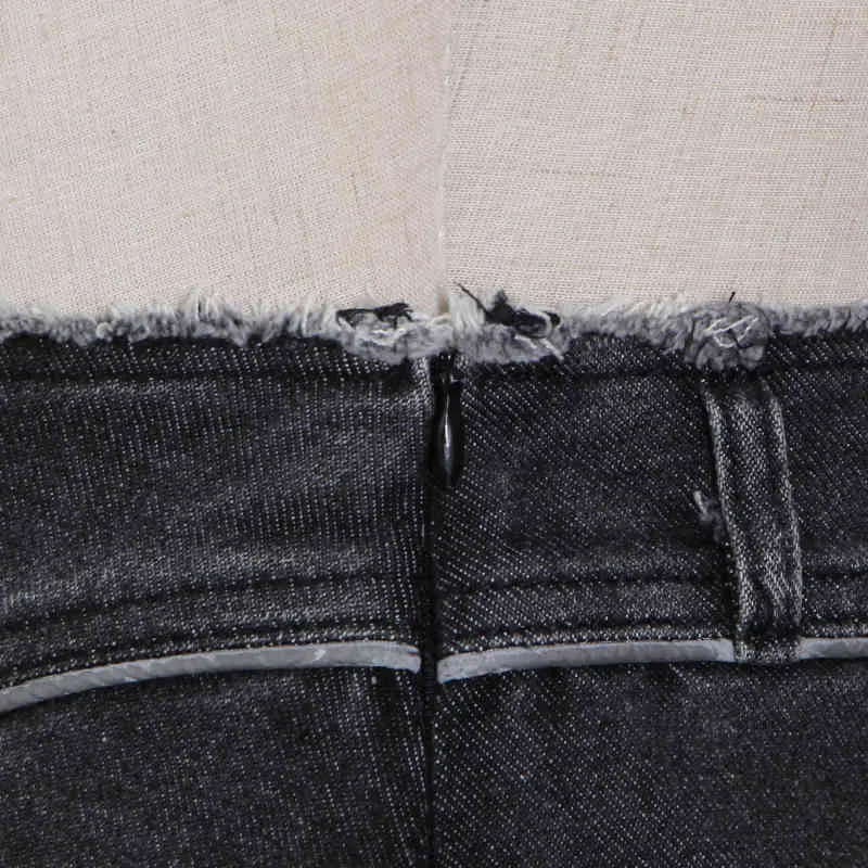 Casual Patchwork Gland Jupe Pour Femmes Taille Haute Ourlet Irrégulier Denim Mini Jupes Femme D'été De Mode Style 210521