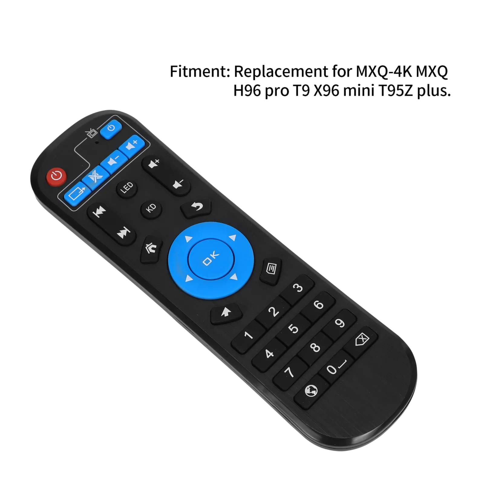 Ersättare fjärrkontrollkontroll för MXQ4K MXQ H96 Pro T9 x96 mini T95Z Plus x88 T95 Max Plus Smart Android TV Box Remote CO6093674