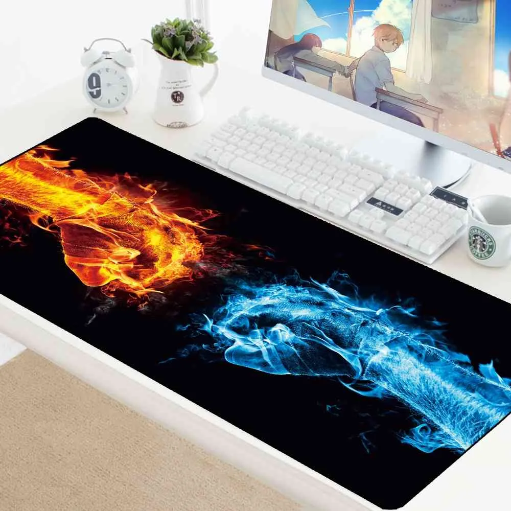 Carpet Podkładka pod mysz Extended Duże gier Mousepad Klawiatura Zablokowana Zmywalna Gumowa Padmouse Gamer Big Play Pad Chłopiec Prezent HD Maty