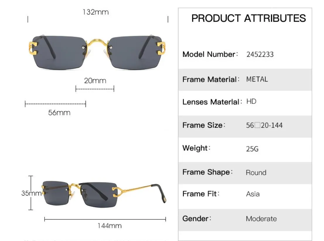 Nuovo Fashion Wood Buffalo Horn Style2452233 occhiali da sole a colori misti in lega di titanio miopia telaio da donna donna di alta qualità uv400 protezione protezione