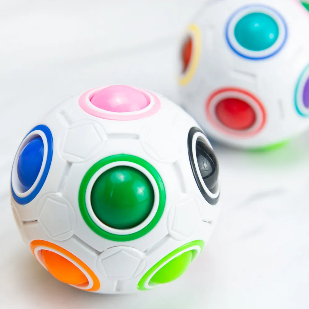 Antistress Cube LED LED Rękawiczki Rainbow Ball Hands