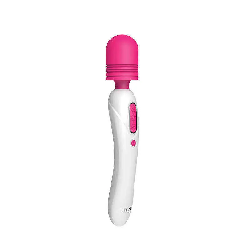 NXY vibrators Laileqimeng AV vrouwelijke masturbatie siliconen dubbele kop USB-oplaadbare FM 0113