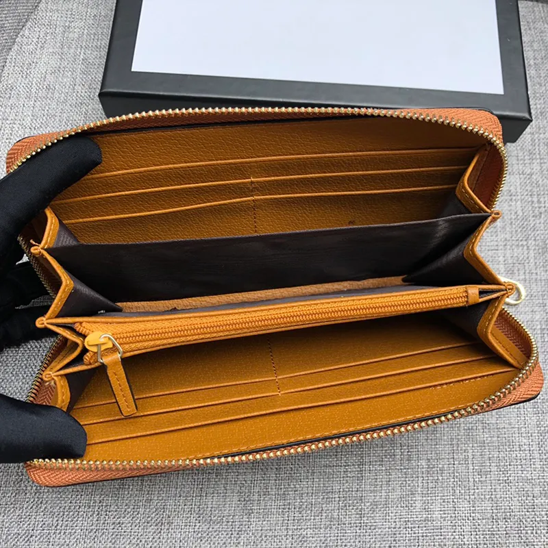 Top Qualität Männer Frauen Doraemons Karte Brieftasche Geldbörse Handtaschen Echtes Leder Gold Reißverschluss Geld Tasche Karten Designer Taschen mit Box262W