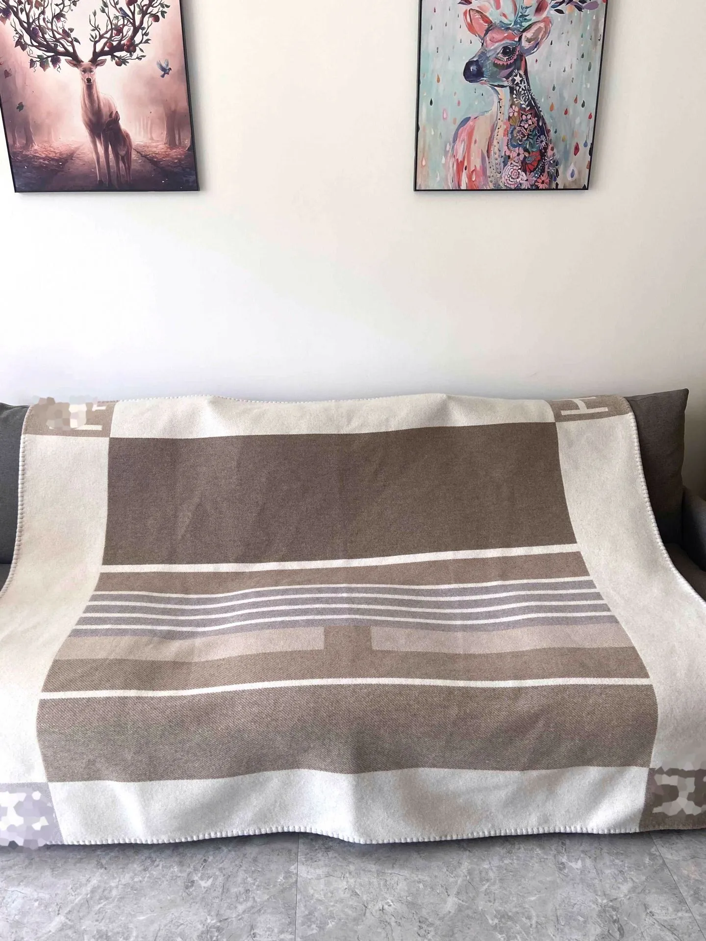 Роскошное одеяло Signage из смеси настоящего кашемира и шерсти, утолщенное, вес 1,5 кг, теплые одеяла, размер 135–170 см, для дома и улицы, t2989