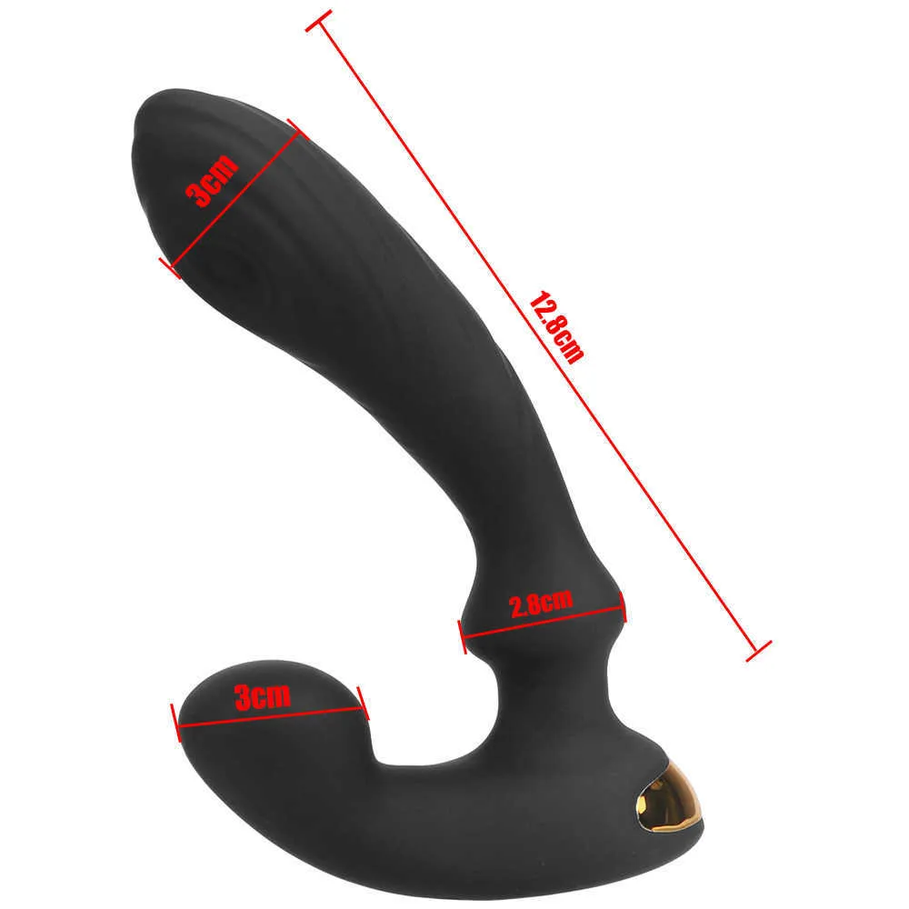 Articles de massage 9 modes télécommande stimulation du point G masseur de prostate plug anal anus vibrant vibrateur anal jouet sexy pour hommes femme