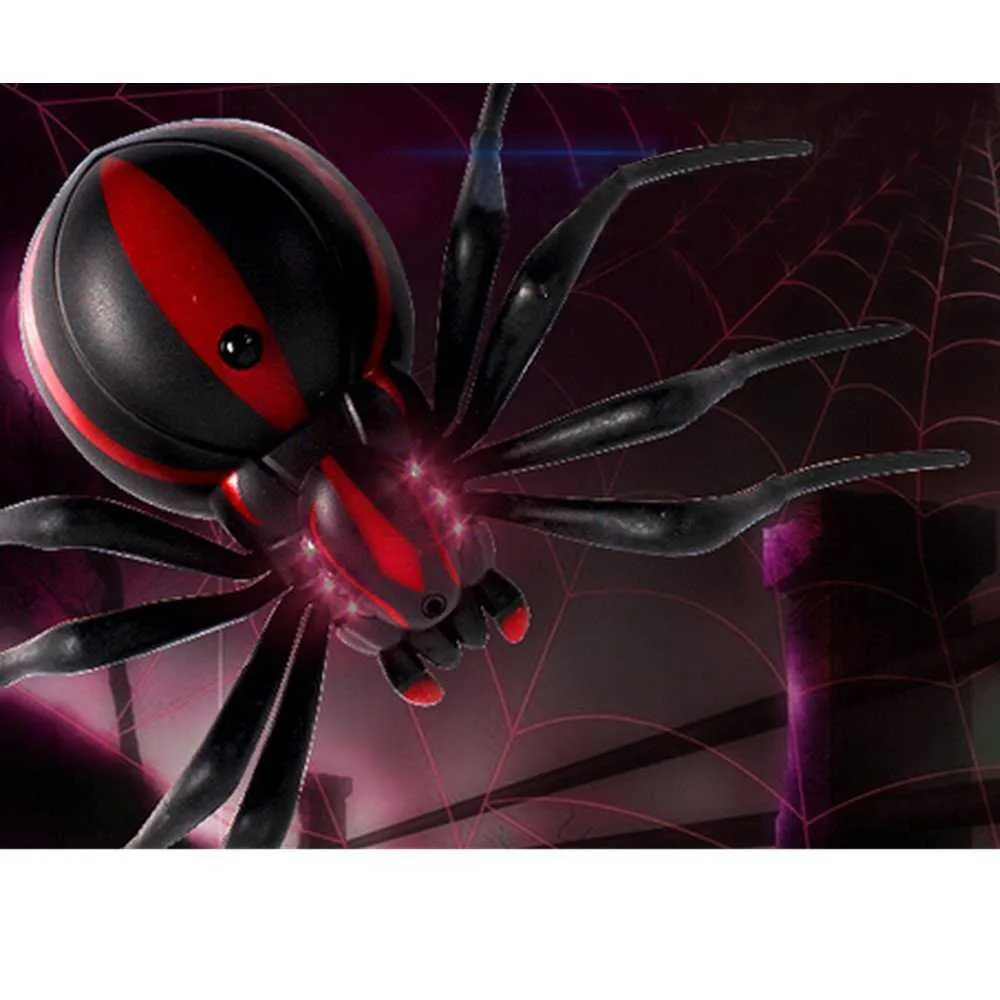 Realistyczne fałszywe pająk przerażające zabawki pilot rc pająk żart świąteczny prezent prezentu Q08235142119