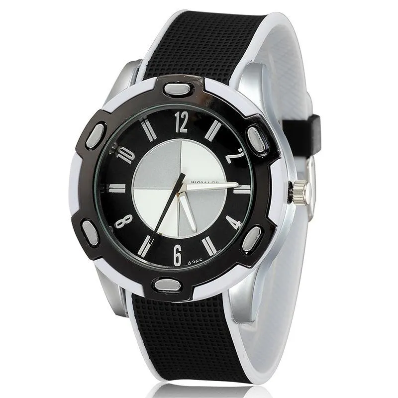Montres-bracelets mode sport montre pour femme hommes montres en silicone militaire décontracté horloge à quartz goutte Montre Homme302h