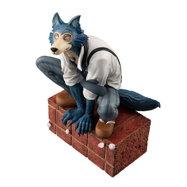 Neueste Legoshi Anime Figur Spielzeug Holz Wolf Legosi PVC Action Figur Spielzeug Hocke Modellpuppen Geschenk 17cm Q07222699318