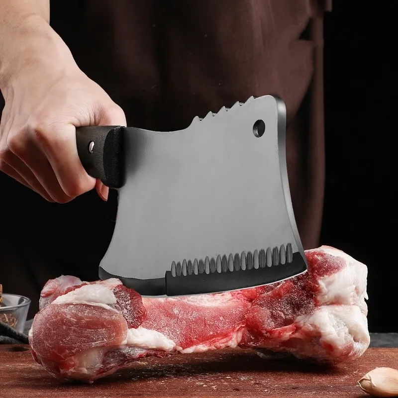 Nóż noża koza stali nierdzewnej noża do krojenia Warzywa do krojenia mięsa Cleaver Wysoka twardość kuchenna noża szefa kuchni Chopper8190258
