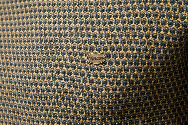 Aiopeson katoen splitsen truien trui mannen casual warme O-hals kwaliteit heren gebreide trui winter mode truien voor mannen 211006