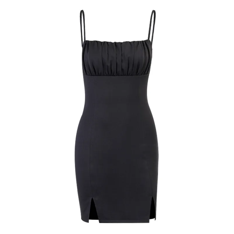 Summer Dress Women Bodycon Party Mini New Arrivals Spaghetti Strap Celebrity Evening Club 210422