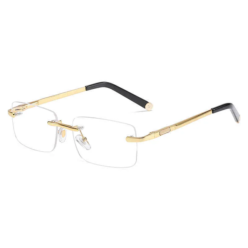2024 Fashion Off Luxury Designer Nuevas gafas de sol para hombres y mujeres fuera de moda de gafas ópticas sin marco sin marco sin marco