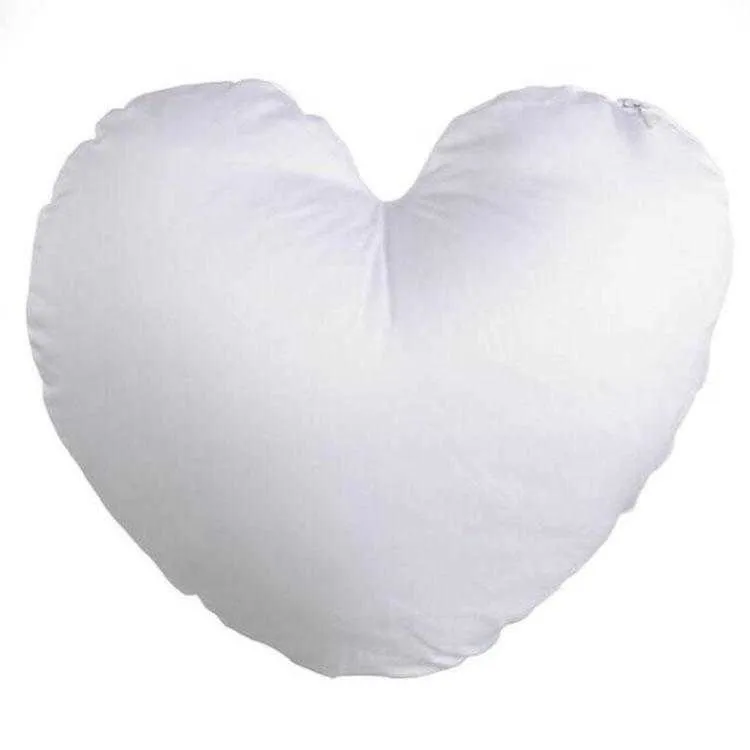3 size loveheart and Square shape sublimation pillowcases DIY heat transfer printing pillow cover without insert polyester pillow cover gift