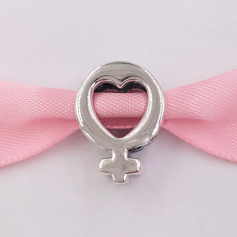 925 Silber Muttertag Schmuck machen Pandora weibliches Symbol DIY Charm passendes Armband Männer Jubiläumsgeschenk für sie Frauen Teenager Mädchen beste Freundel Kette Perle 797903