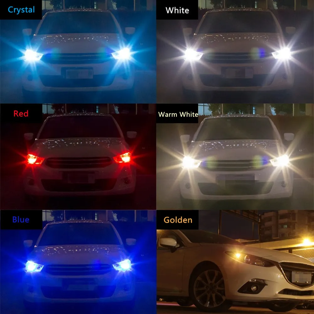 2 uds LED de silicona T10 W5W luz de distancia de seguridad para automóviles lámpara de estacionamiento sin Error 12V filamento COB bombilla de matrícula automática luz de lectura Coche