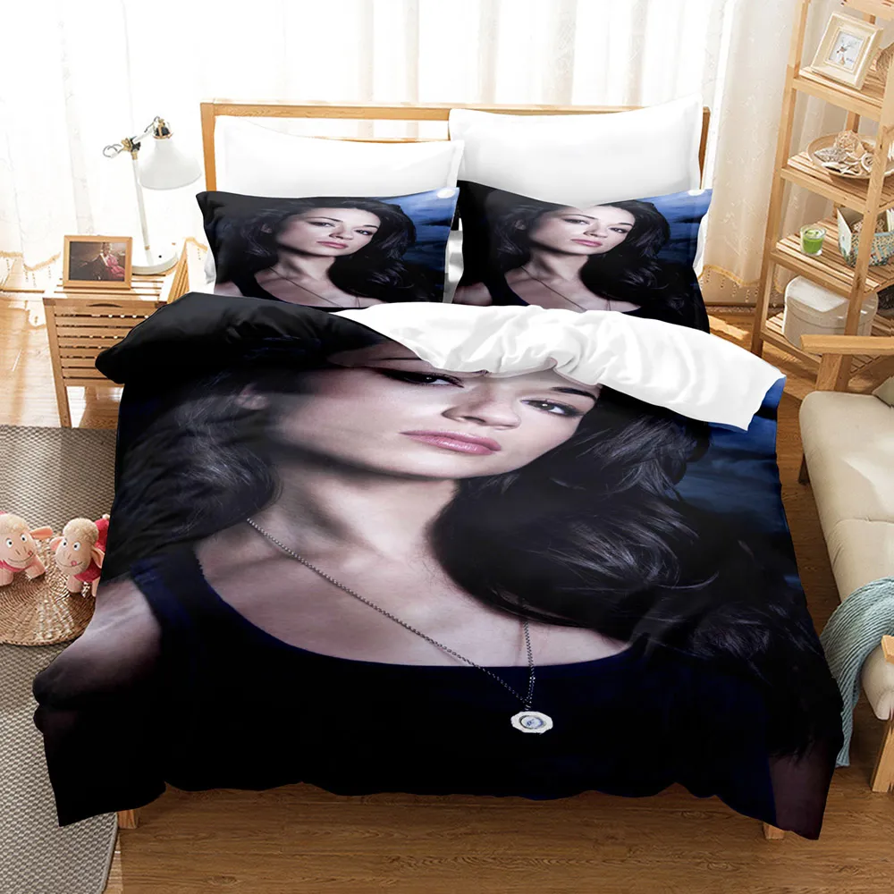 3D bedding sets Teen wolf theme 2 duvet cover with pillowcase children's adult bedroom quilt cover with pillowcase Si234e