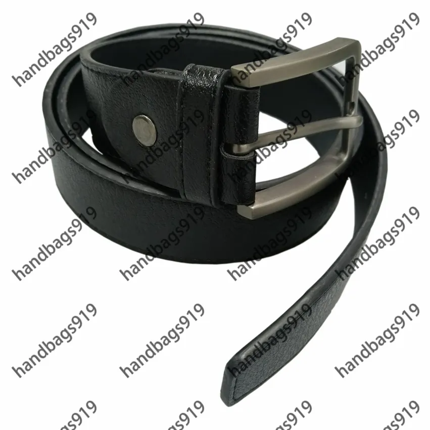 Cintura cinture di marca cintura da uomo Cintura da donna di moda 2021 grande fibbia in oro Borsa da polvere uomo d'affari 3 8 cm classico nero Mu234d