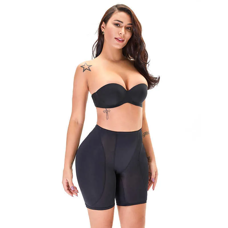 Frauen Gefälschte Butt Lifter Shapewear Polsterung Höschen Panty Shorts Gesäß Mantel Oberschenkel Trimmer Form Tragen Falsche Hüfte Pads Enhancer