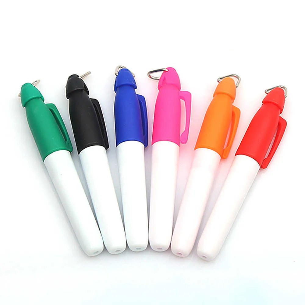 Professional Golf Ball Liner Markers Pen with Hang Hook Drawing Alignment Marks