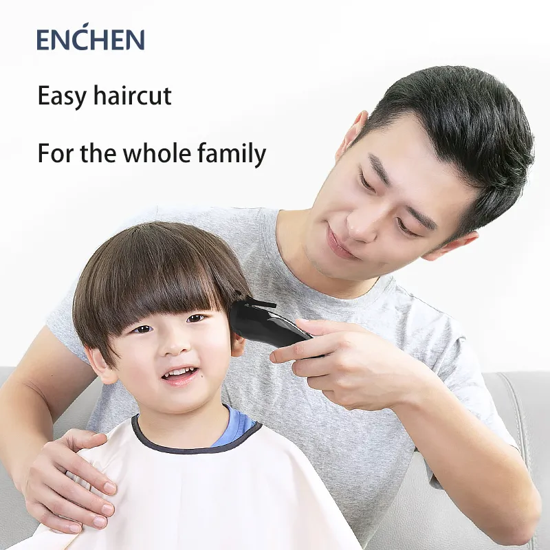 ENCHEN Sharp3 coiffeur électrique tondeuse à cheveux barbier professionnel Rechargeable tondeuse sans fil pour enfants adultes Original 220712