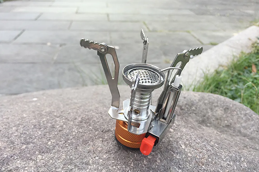 Outdoor Mini Gas Pieca Przenośna elektroniczna zapłon zapłonowy kuchenka kuchenna Burner Burner Piece gazowe do piknikowego grilla
