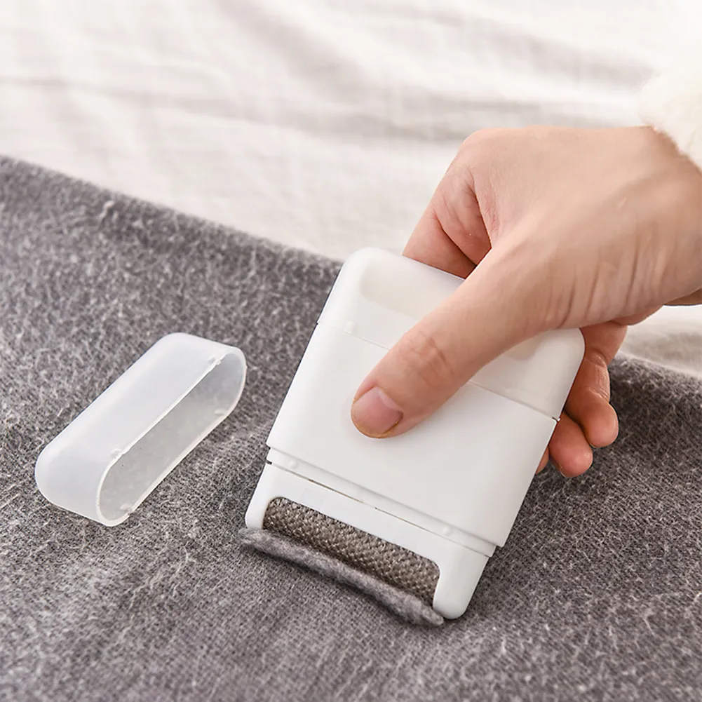 Mini rasoir portatif en tissu Fuzz, dissolvant de peluches pour pull Portable, avec filet et capuchon en plastique détachables