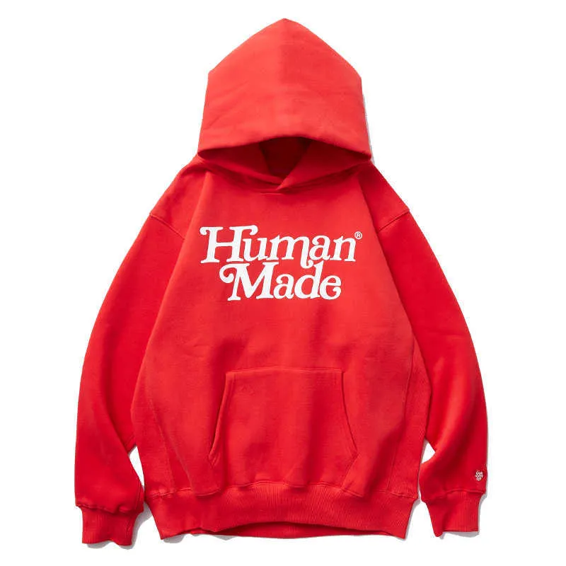 Japon Retro Kızlar Ağlama İnsan Yapımı Kapüşonlu Hoodies Erkekler ve Kadınlar için Rahat Boy Gevşek Tişörtü H0831