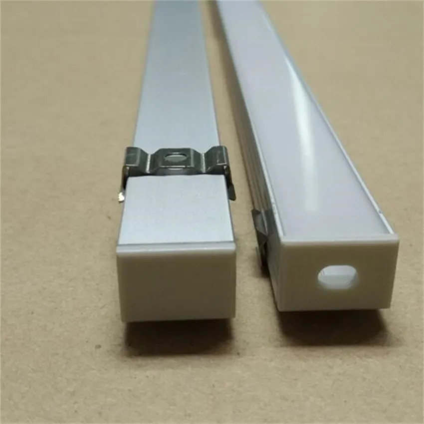 Delivery Cost High Quality 2M PCS U shape aluminum profile led aluminum groove with Cover set and PC cover & Clip for led bar2712