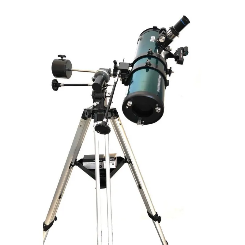 Parabolic 4.5 inch Equatorial 114 mm Reflector Astronomical Telescope High Power Mount Space Star Planet Moon Saturn Jupiter