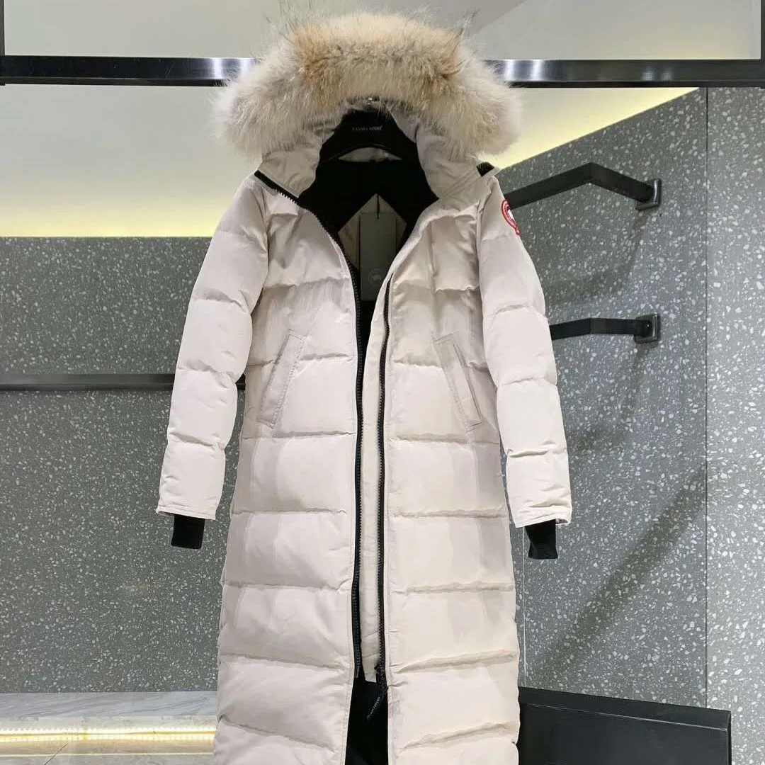 2021 Projektant Winter Canadian Goode Downs Kurtki męskie Women White Duck Down Long Parkas Goose Men Black Black Label Coat Women Fur Parma8674253