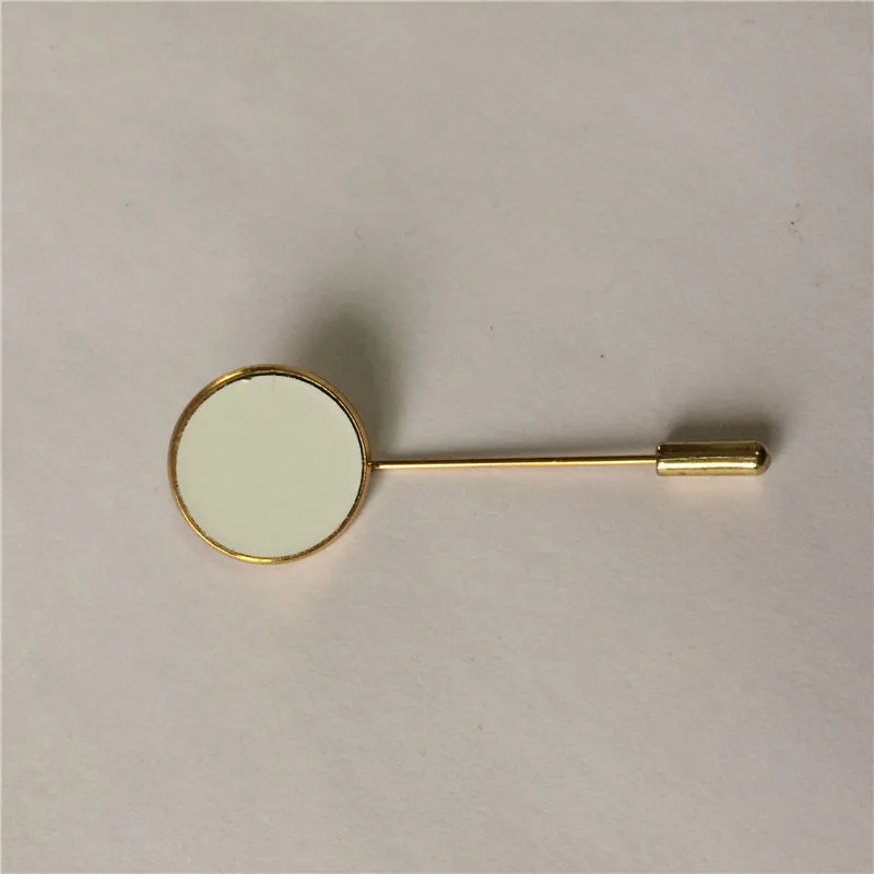 Fashion Pins Sublimation Pin Smycken för värme Tranfer Skriva tomma Kvinnor Broscher DIY Förbrukningsmaterial 07761