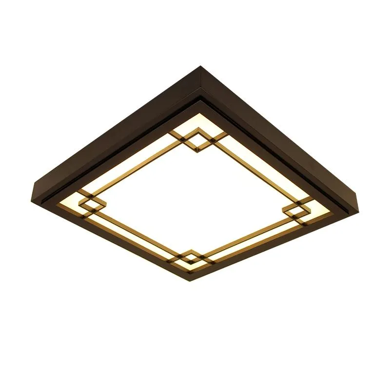 Plafonniers Style japonais artisanat délicat cadre en bois lumière LED Luminarias Para Sala gradation Lamp184r