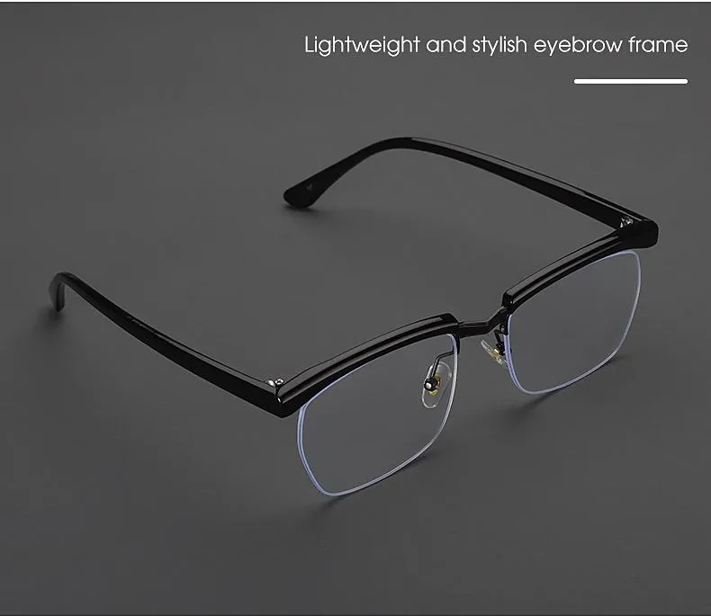 Occhiali da sole 2021 Fashion Anti Blue Ray Half lussuoso occhio di lusso Cool Hardy Legend Style Eleganti occhiali da uomo 8755207i
