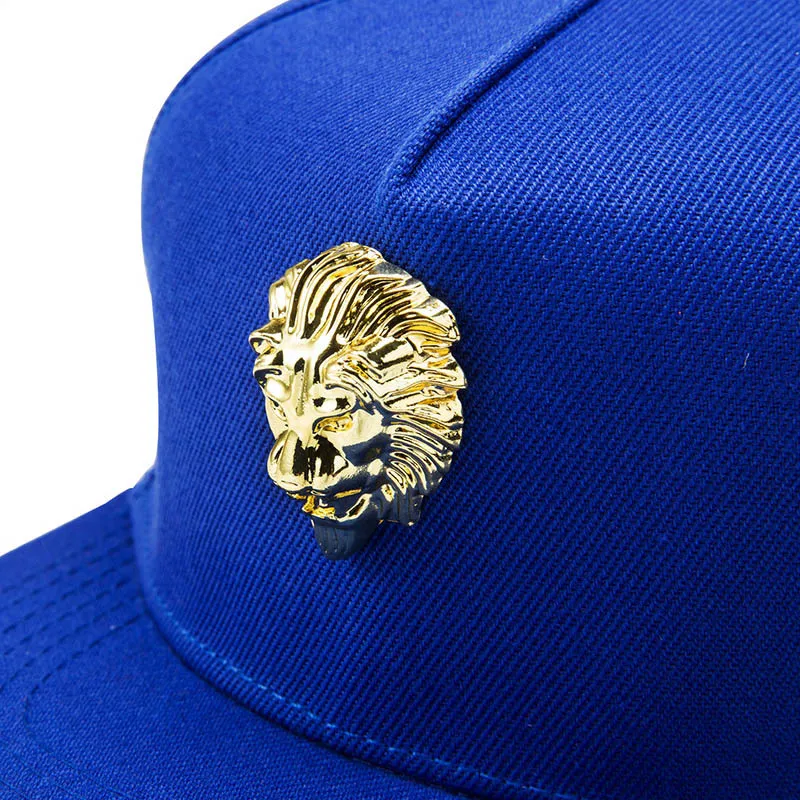 Hommes femmes Rivet tête de Lion crâne parasol casquette de Baseball été Sport crème solaire Hip Hop Punk réglable coton chapeaux plats P53 210331333N