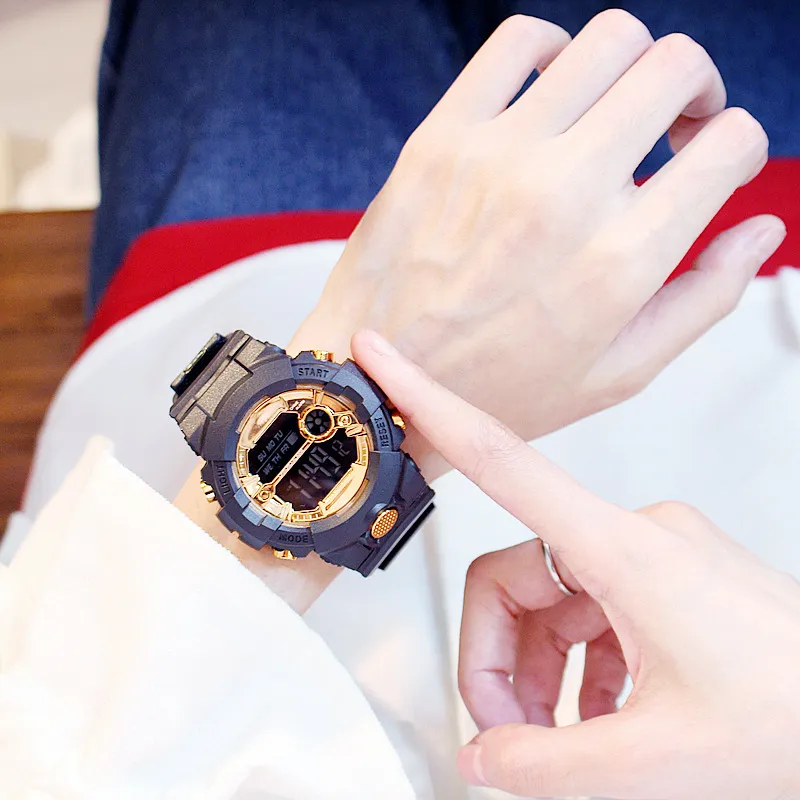 Elektroniczny nowy styl G SHOCK Digital Watch Unisex Sports Watches Waterproof Shock Odporny na szok zegar LED Men Kolorowe na rękę