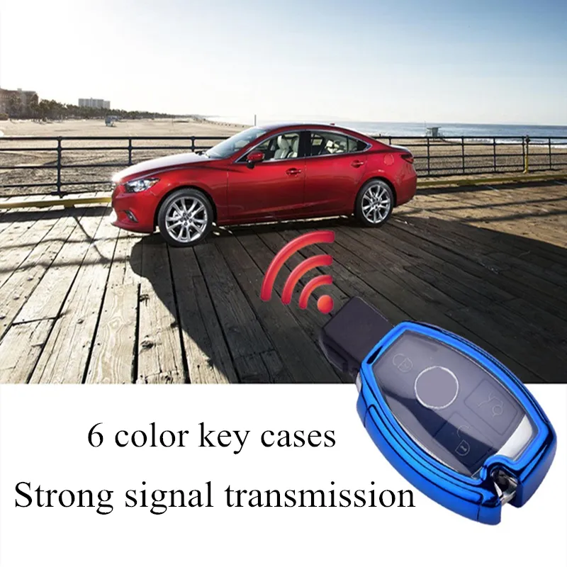 TPU key Case Cover Key Case Protective Shell Holder Fit for Mercedes Benz W204 W205 W212 C E S GLA Key Cover Case