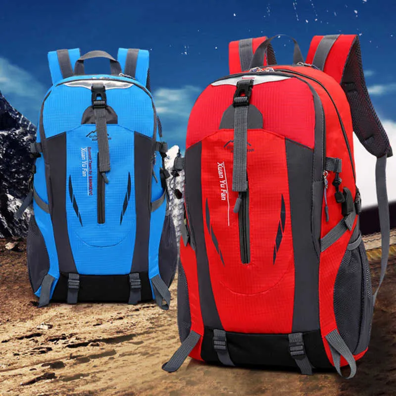 Waterproof Climbing Backpacks Male Women Large Capacity Cycling Riding Breathable Outdoor Bicycle Backpack Q0721
