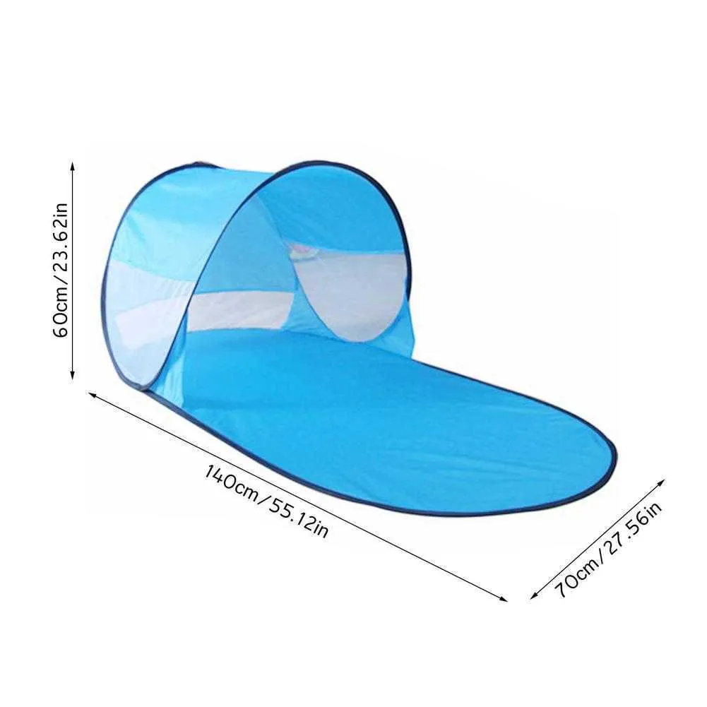 ベビービーチテント子供防水太陽の日没テント紫外線保護サンシェルター子供スイミングプール屋外キャンプサンシェードビーチY0706