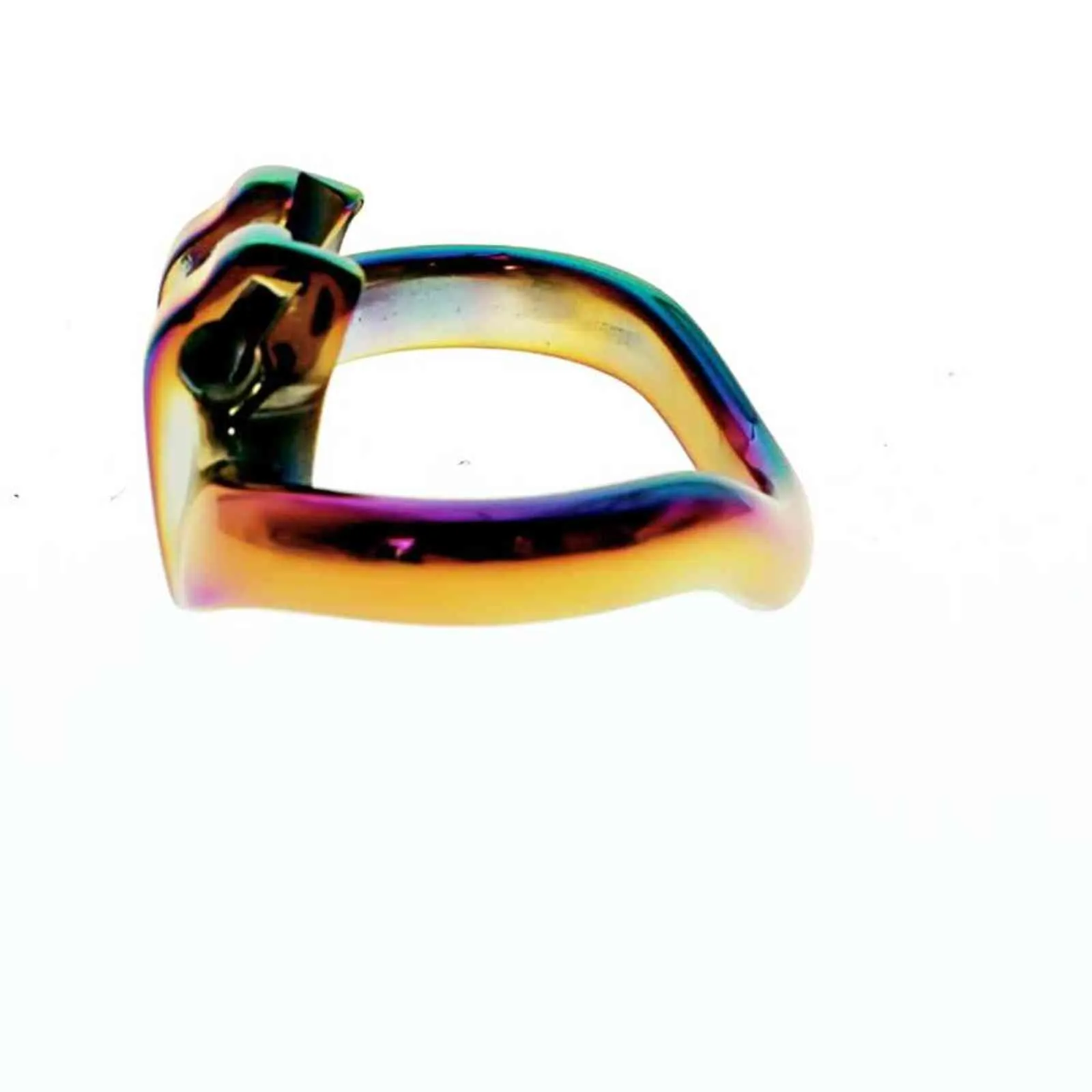 NXY Cockrings Rainbow HT V3 Cock Cage Akcesoria Ring Small Chastity Device Nub Rainbow Cock Cage 1123