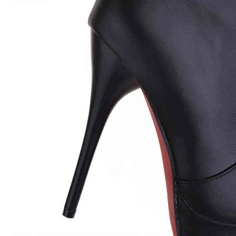 膝の上でセクシーな女性ブーツロングブーツセクシーな薄いハイヒールブーツプラットフォーム靴