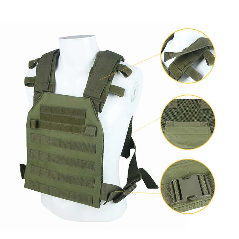 Outdoor CS Training Protective Vests Mens Military Molle Hunting Tactical Vest Combat Armor Hunting Vest Bullet Proof Vest9342196