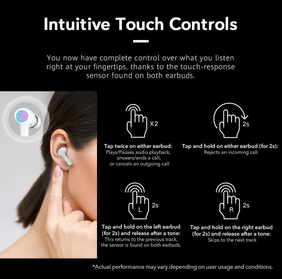 شرف اختيار سماعات أذن لاسلكية حقيقية X1 TWS المزدوج ميكروفون تخفيض الضوضاء سماعة في الأذن الكشف عن سماعات الرياضة
