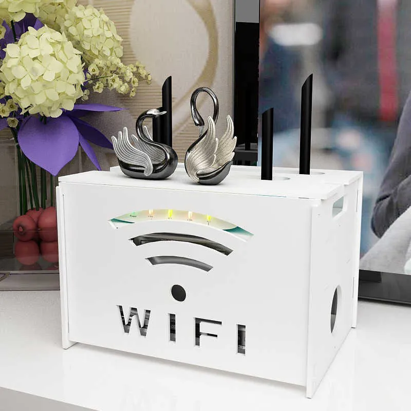 Organizzatore di stoccaggio scatola WiFi multistrato di grande capacità Custodia cavo router a 234 strati Staffa articoli vari mensola wireless 2109221533323