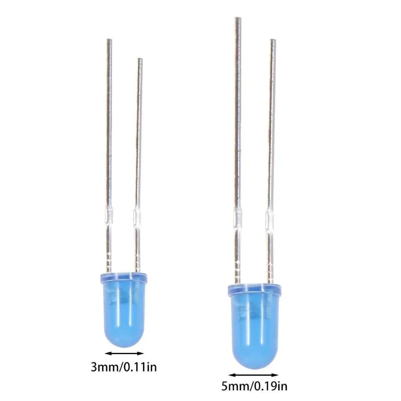 Lampen 3,5 mm LED-diodes Diverse kit DIY Elektronisch Wit Groen Rood Blauw Geel 3V Leds Light Emitting214e