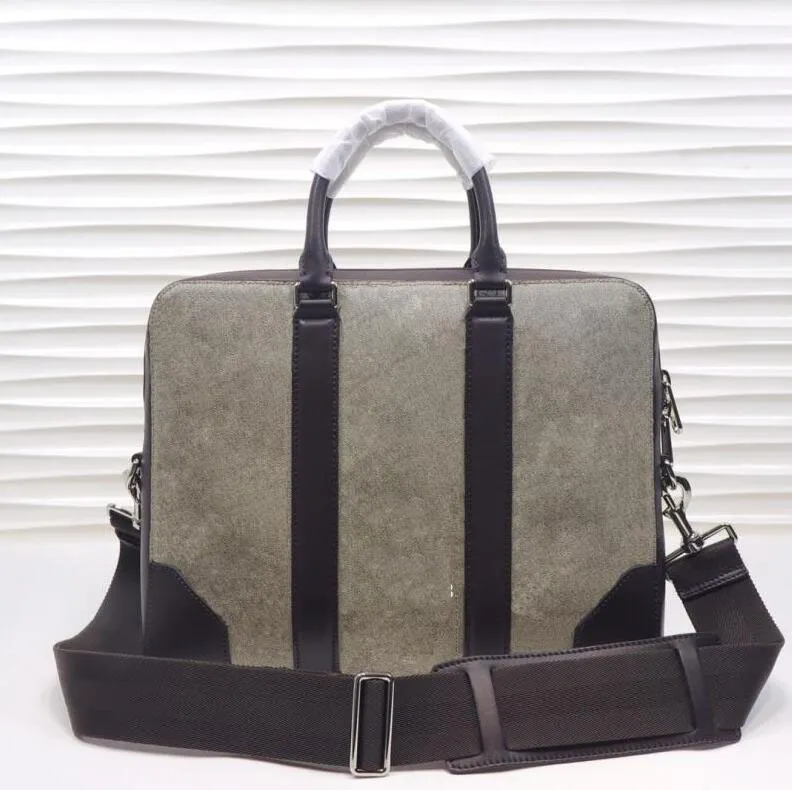 Высочайшее качество 474135 классические портфели из натуральной кожи модные деловые поездки для документов уличная мужская сумка-мессенджер сумка 354k
