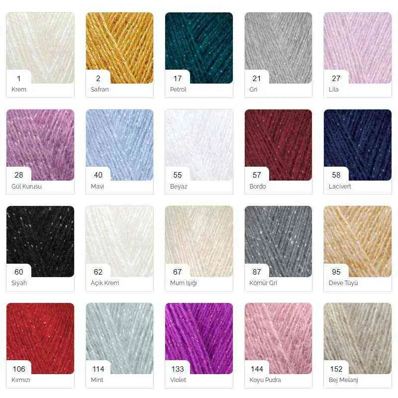 1 pieza Alize Angora Gold Simli Yarn 5x100gr-500mt % 5 Metalic Poly Lurex Wool u Acrylic DIY Hand Knitting Crochet Bright String Y211129