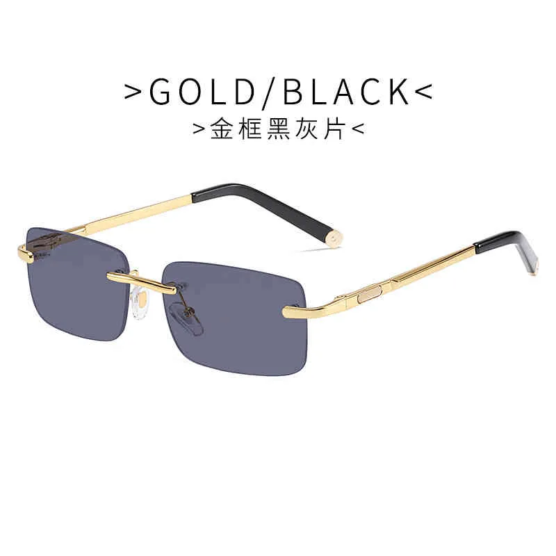 2024 Fashion Off Luxury Designer Nuevas gafas de sol para hombres y mujeres fuera de moda de gafas ópticas sin marco sin marco sin marco