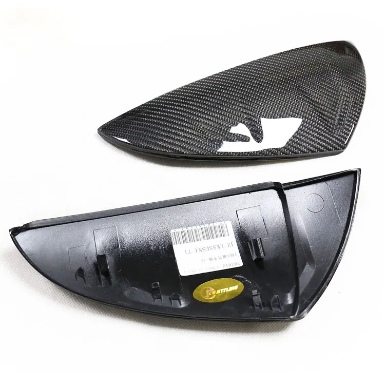 Voor ES300H200 LS500H350 Real Carbon Fiber Horn Replacement Mirror Shell Cover