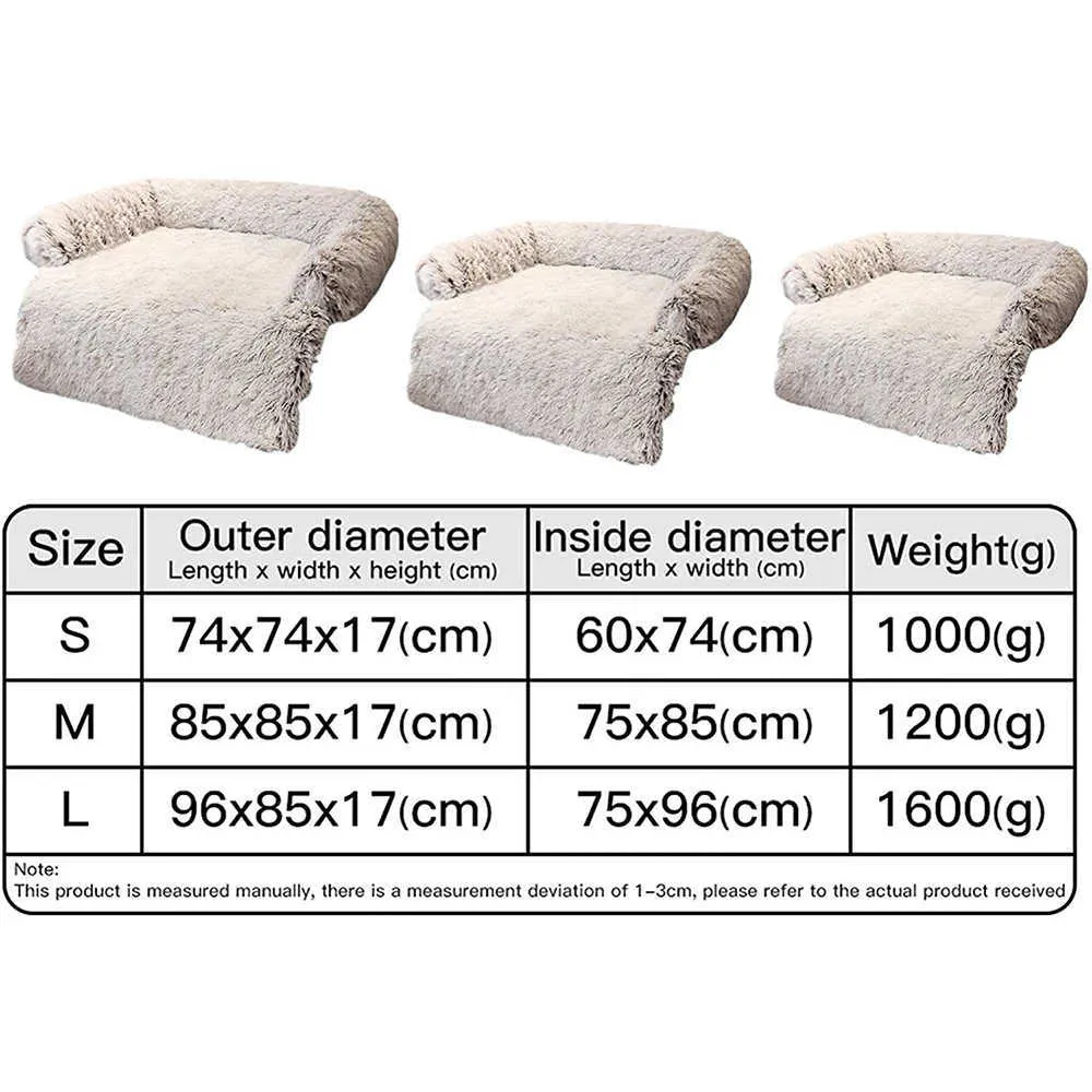 Nieuwe zachte pluche honden mat sofa kalmerende bed ultrabont wasbaar pad deken s kussen meubels cover protector huisdier H0929